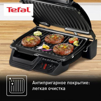 Электрогриль Tefal GC305816 серебристый/черный от магазина РЭССИ