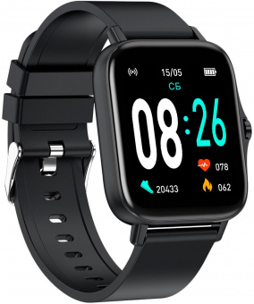 Смарт-часы SunWind SW35 1.69" IPS корп.черный рем.черный (SW35B) от магазина РЭССИ