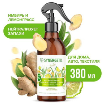 Освежитель воздуха SYNERGETIC Миндаль и яблоневый цвет 380 мл 900001 от магазина РЭССИ