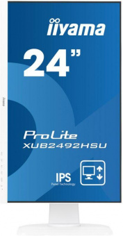 Монитор Iiyama 23.8" ProLite XUB2492HSU-W1 белый IPS LED 16:9 HDMI M/M матовая HAS Piv 1000:1 250cd 178гр/178гр 1920x1080 VGA DP FHD USB 5.4кг от магазина РЭССИ