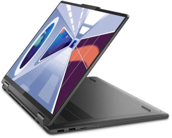 Ноутбук Lenovo Yoga 7 16IRL8 Core i5 1340P 16Gb SSD512Gb Intel Iris Xe graphics 16" IPS Touch 2.5K (2560x1600) Windows 11 Home grey WiFi BT Cam (82YN001YRK) от магазина РЭССИ