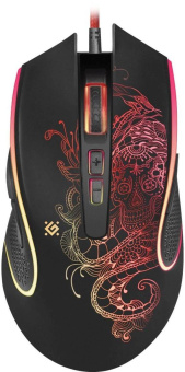 Мышь Defender Venom GM-640L черный оптическая 7200dpi USB 7but (52640) от магазина РЭССИ