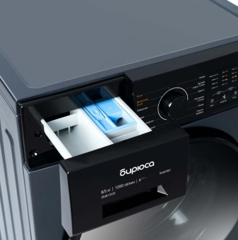 Стиральная машина Бирюса WMD-SM812/03 W класс: A+++ загр.фронтальная макс.:8кг (с сушкой) синий инвертер от магазина РЭССИ