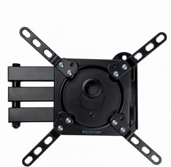 Кронштейн для телевизора Kromax DIX-14 черный 15"-42" макс.20кг настенный поворотно-выдвижной и наклонный от магазина РЭССИ