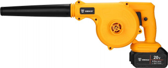 Воздуходувка Deko DKBL20 60Вт пит.:от аккум. оранжевый/черный от магазина РЭССИ