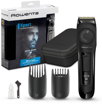 Триммер Rowenta Expert TN3841F4 черный (насадок в компл:2шт) от магазина РЭССИ