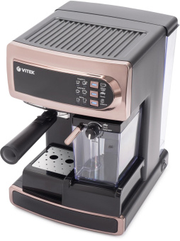 Кофеварка рожковая Vitek VT-1517 GD 1238Вт золотистый от магазина РЭССИ