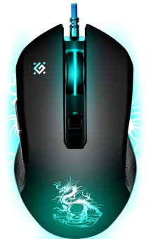 Мышь Defender Sky Dragon GM-090L черный оптическая 3200dpi USB для ноутбука 6but (52090) от магазина РЭССИ