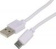 Картинка Кабель USB (m)-USB Type-C (m) 3м белый от магазина РЭССИ Кабель USB (m)-USB Type-C (m) 3м белый от магазина РЭССИ