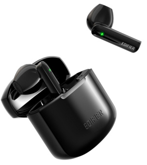 Гарнитура вкладыши Edifier W200T mini 0.5м черный беспроводные bluetooth в ушной раковине от магазина РЭССИ