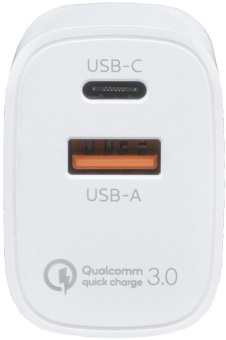 Сетевое зар./устр. Philips DLP4317 20W 0.8A (PD) USB/USB Type-C универсальное белый (DLP4317CW/70) от магазина РЭССИ