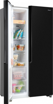 Холодильник Weissgauff WSBS 509 NFBX Inverter черный (двухкамерный) от магазина РЭССИ