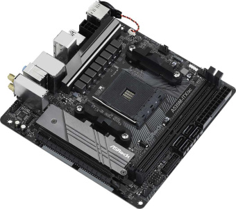 Материнская плата Asrock A520M-ITX/AC Soc-AM4 AMD A520 2xDDR4 mini-ITX AC`97 8ch(7.1) GbLAN RAID+HDMI+DP от магазина РЭССИ