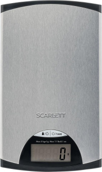 Весы кухонные электронные Scarlett SC-KS57P97 макс.вес:5кг серебристый/черный от магазина РЭССИ
