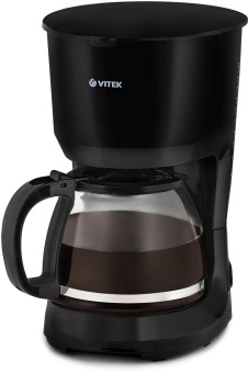 Кофеварка капельная Vitek VT-1528 750Вт черный от магазина РЭССИ