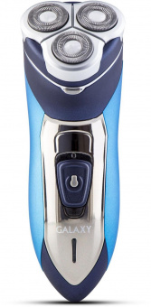 Бритва роторная Galaxy GL 4208 реж.эл.:3 питан.:аккум. голубой от магазина РЭССИ
