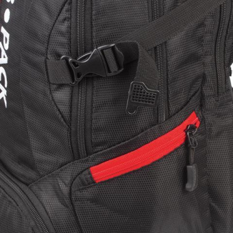 Рюкзак GERMANIUM S-03 с отделением для ноутбука увеличенный объем черный 46х32х26 см 226949 от магазина РЭССИ