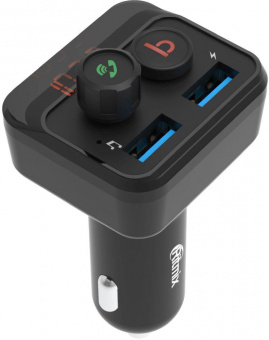 Автомобильный FM-модулятор Ritmix FMT-B100 черный MicroSD BT USB (80000554) от магазина РЭССИ