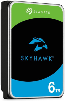 Жесткий диск Seagate SATA-III 6TB ST6000VX009 Surveillance Skyhawk (5400rpm) 256Mb 3.5" от магазина РЭССИ