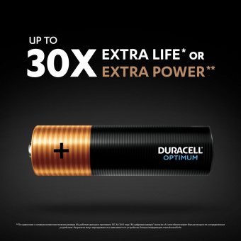 Батарея Duracell Alkaline LR6 Optimum AA (10шт) блистер от магазина РЭССИ