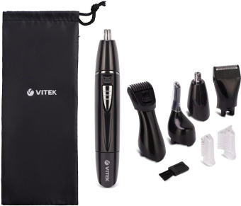 Триммер Vitek VT-2545 черный (насадок в компл:4шт) от магазина РЭССИ