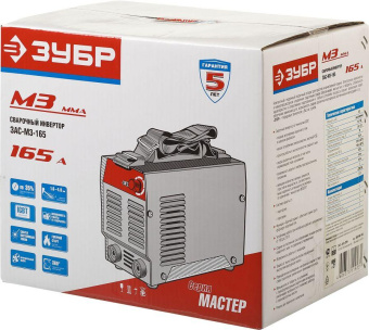 Сварочный аппарат Зубр ЗАС-М3-165 инвертор ММА DC 6кВт от магазина РЭССИ