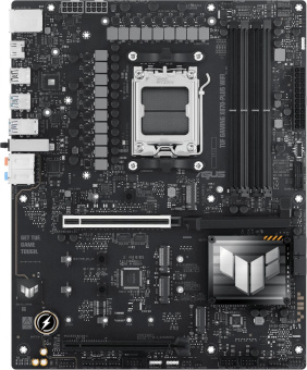 Материнская плата Asus TUF GAMING X870-PLUS WIFI SocketAM5 AMD X870 4xDDR5 ATX AC`97 8ch(7.1) 2.5Gg RAID+HDMI от магазина РЭССИ