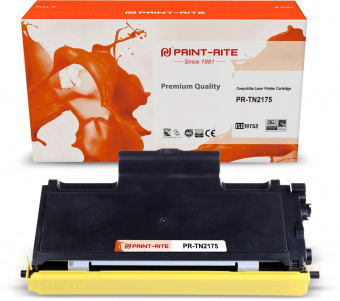 Картридж лазерный Print-Rite TFB601BPU1J PR-TN2175 TN-2175 черный (2600стр.) для Brother HL-2140/2150/2170 от магазина РЭССИ