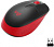 Мышь Logitech M190 черный/красный оптическая (1000dpi) беспроводная USB (2but) от магазина РЭССИ