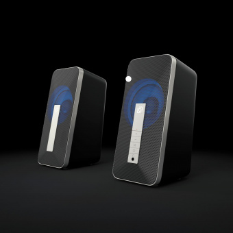 Колонки Оклик OK-130 2.0 черный 20Вт BT портативные от магазина РЭССИ