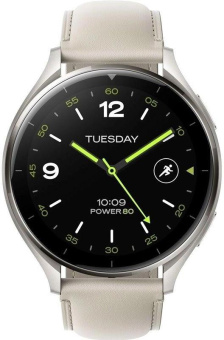 Смарт-часы Xiaomi Watch 2 1.43" AMOLED корп.серый рем.белый разм.брасл.:140-210мм (BHR9306G) от магазина РЭССИ