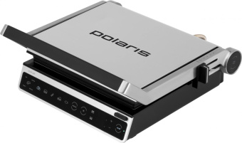 Электрогриль Polaris PGP 3003 2000Вт серебристый/черный от магазина РЭССИ