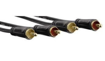 Кабель аудио Hama 2хRCA (m)/2хRCA (m) 5м. позолоч.конт. черный 3зв (00122284) от магазина РЭССИ