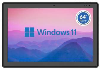 Планшет Digma EVE 1470D Celeron N4000 (1.1) 2C RAM4Gb ROM64Gb 10.1" IPS 1280x800 Windows 11 черный 2Mpix BT WiFi Touch microSD 128Gb mHDMI 3000mAh от магазина РЭССИ