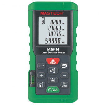 MS6416 Mastech дальномер лазерный (60 м площадь объем теорема Пифагора) от магазина РЭССИ