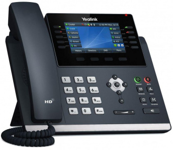 Телефон IP Yealink SIP-T46U черный от магазина РЭССИ