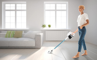 Пылесос Polaris HandStick Pro PVCS 4000 450Вт белый/бирюзовый от магазина РЭССИ