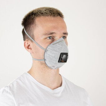 Респиратор Jeta Safety угольный FFP2 с клапаном (10 шт.) чашеобразный JM-8626 от магазина РЭССИ