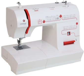 Швейная машина Comfort 2550 белый/красный от магазина РЭССИ