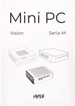 Неттоп Hiper M9 Cel G5905 (3.5) 4Gb SSD128Gb UHDG 610 Linux Astra GbitEth WiFi BT 65W черный от магазина РЭССИ