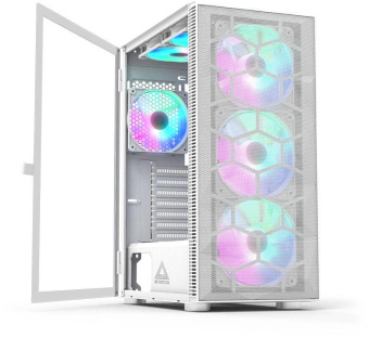Корпус Montech X3 Mesh белый без БП ATX 3x120mm 2xUSB2.0 1xUSB3.0 audio bott PSU от магазина РЭССИ