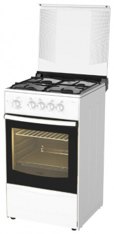 Плита Газовая Darina 1B1 GM 441 018 W белый/черный реш.чугун от магазина РЭССИ