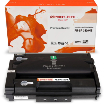 Картридж лазерный Print-Rite TFR449BPU1J PR-SP3400HE SP 3400HE черный (5000стр.) для Ricoh Aficio SP 3400/3410/3410dn;SP 3510/3510dn от магазина РЭССИ