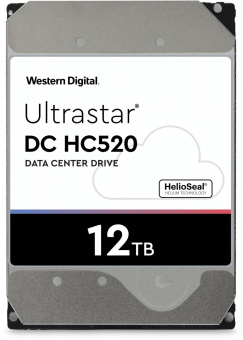 Жесткий диск WD SATA-III 12Tb 0F30146 HUH721212ALE604 Ultrastar DC HC520 (7200rpm) 256Mb 3.5" от магазина РЭССИ