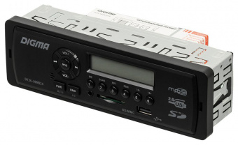 Автомагнитола Digma DCR-100B24 1DIN 4x45Вт от магазина РЭССИ