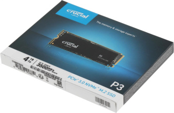 Накопитель SSD Crucial PCIe 3.0 x4 4TB CT4000P3SSD8 P3 M.2 2280 от магазина РЭССИ
