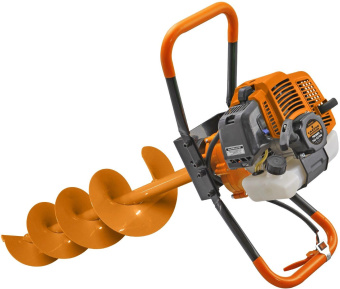 Мотобур Carver PROMO PAG-52/000 бытовой 2-х такт. 1400Вт 1.9л.с. 52см3 6500об/мин (бур в компл.) (01.003.00099) от магазина РЭССИ