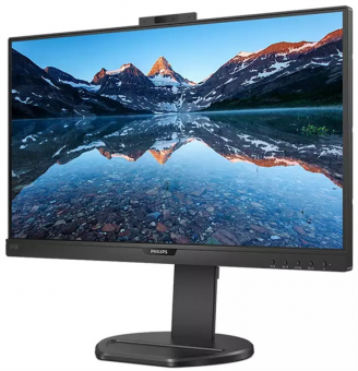 Монитор Philips 23.8" 243B9H черный IPS LED 4ms 16:9 HDMI M/M Cam матовая HAS Piv 1000:1 250cd 178гр/178гр 1920x1080 VGA DP FHD USB 5.44кг от магазина РЭССИ