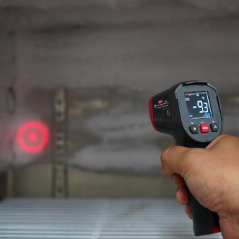 UT306C UNI-T Инфракрасный термометр (пирометр) -50c/+500c цифровой(показывает пятно измерения) от магазина РЭССИ