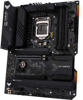 Материнская плата Asus TUF GAMING Z590-PLUS WIFI Soc-1200 Intel Z590 4xDDR4 ATX AC`97 8ch(7.1) 2.5Gg RAID+HDMI+DP от магазина РЭССИ